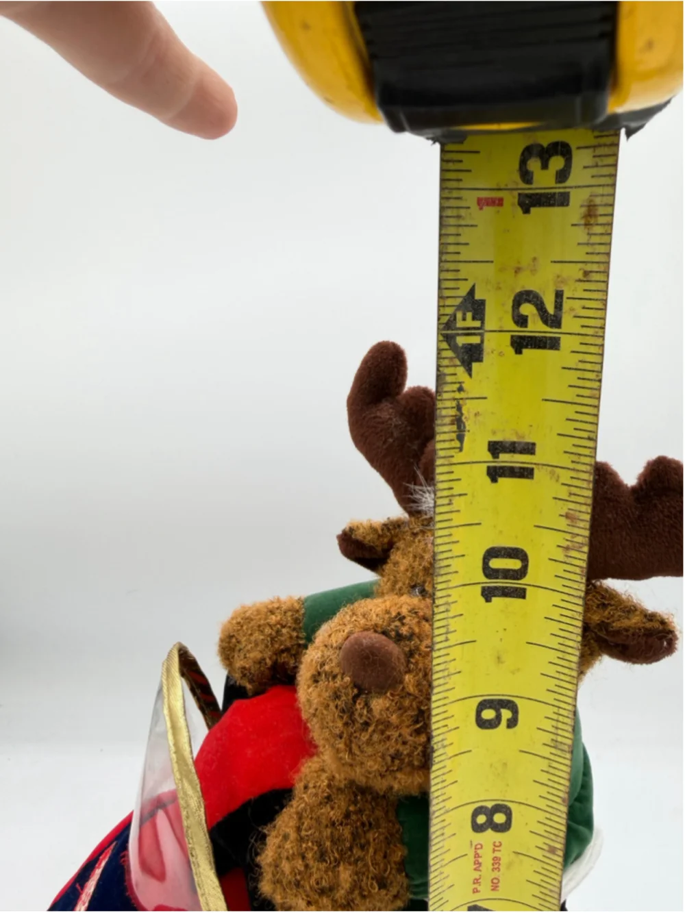Dan Dee Main Joy Musical Christmas Moose Snowmobile Animated Shakes Sings
